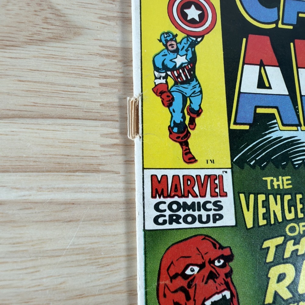 Captain America #129 1970 Marvel Comics The Vengeance Of The Red Skull - Picture 4 of 10
